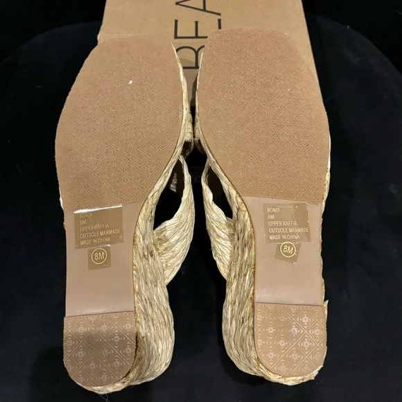 NWT Matisse Beach Bondi Raffia Sandal - Picture 4 of 5